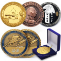 Custom Brass Heads I Win Tails You Perdem Medalha Token Coin